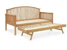 GFW GFW Madrid Oak Wooden Day Bed with Guest Bed Frame