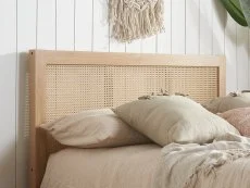 Birlea Birlea Croxley Rattan Oak Wooden Ottoman Bed Frame