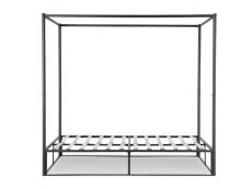 Birlea Furniture & Beds Birlea Farringdon 5ft King Size Black 4 Poster Metal Bed Frame