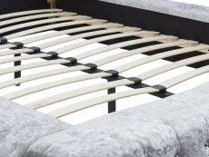 Birlea Birlea Grande Steel Crushed Velvet Bed Frame
