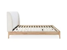 Birlea Birlea Halfden White Fabric Bed Frame