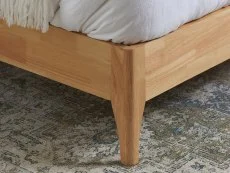 Birlea Birlea Halfden White Fabric Bed Frame
