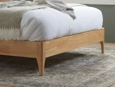 Birlea Birlea Halfden White Fabric Bed Frame