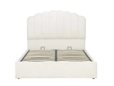 Birlea Birlea Monaco White Fabric Ottoman Bed Frame