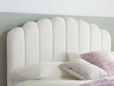 Birlea Birlea Monaco White Fabric Ottoman Bed Frame