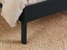 Birlea Birlea Margot Rattan Black Wooden Bed Frame