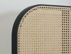 Birlea Birlea Margot Rattan Black Wooden Bed Frame
