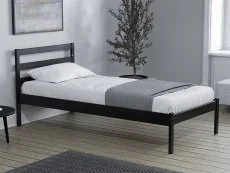 Birlea Birlea Luka Black Wooden Bed Frame