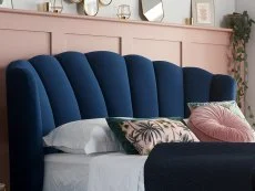 Birlea Birlea Lottie Midnight Blue Fabric Ottoman Bed Frame