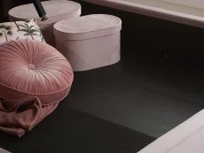 Birlea Birlea Lottie Pink Fabric Ottoman Bed Frame