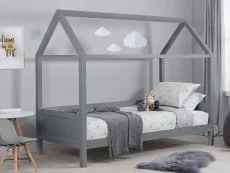 Birlea Birlea Home Grey Wooden Bed Frame
