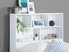 Birlea Birlea Alfie White Wooden 1 Drawer Storage Bed Frame