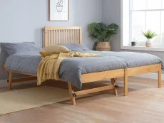 Birlea Birlea Buxton Honey Pine Wooden Guest Bed Frame