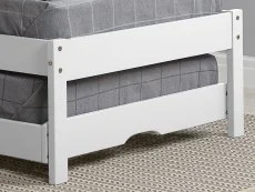 Birlea Birlea Buxton White Wooden Guest Bed Frame