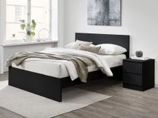 Birlea Birlea Oslo Black Wooden Bed Frame