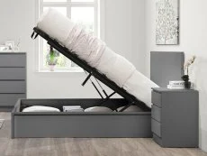 Birlea Birlea Oslo Grey Wooden Ottoman Bed Frame