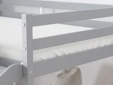 Birlea Birlea Frankie Grey Mid Sleeper Bed Frame with Slide
