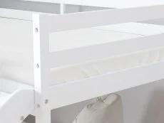 Birlea Birlea Frankie White Mid Sleeper Bed Frame with Slide