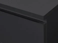 Birlea Birlea Oslo Black 4 Drawer Chest of Drawers