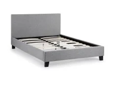 Julian Bowen Julian Bowen Rialto Grey Linen Fabric Bed Frame