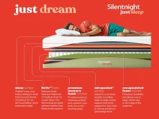 Silentnight Silentnight Just Sleep Dream Mirapocket 1000 3ft Single Mattress in a Box