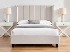 Limelight Polaris 4ft6 Double Natural Fabric Bed Frame