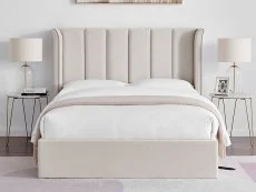 Limelight Limelight Sirius Natural Fabric Ottoman Bed Frame