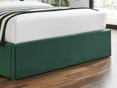 Limelight Limelight Sirius Emerald Green Fabric Ottoman Bed Frame