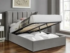 Limelight Limelight Sirius Silver Fabric Ottoman Bed Frame