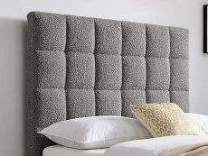 Limelight Limelight Estelle Square Dove Grey Boucle Ottoman Bed Frame
