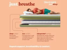 Silentnight Silentnight Just Sleep Breathe Mirapocket 1000 3ft Single Mattress