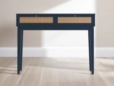 LPD LPD Bordeaux Rattan and Blue 2 Drawer Dressing Table