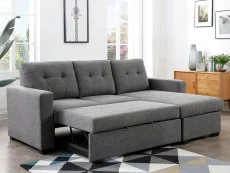 Kyoto Kyoto Hampton Textured Weave Corner Sofa Bed