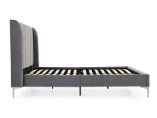Kyoto Kyoto Avery Grey Velvet Bed Frame
