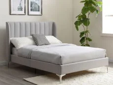 Kyoto Kyoto Avery Light Grey Bed Frame