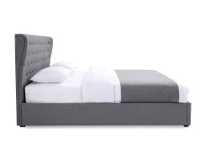 Kyoto Kyoto Kensington 5ft King Size Grey Fabric Ottoman Bed