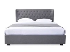 Kyoto Kyoto Kensington 5ft King Size Grey Fabric Ottoman Bed