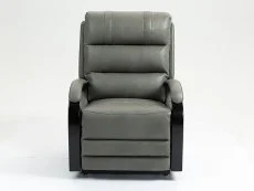 ASC ASC Regal Dual Motor Grey Faux Leather Riser Recliner Chair