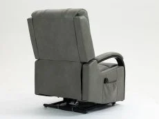 ASC ASC Regal Dual Motor Grey Faux Leather Riser Recliner Chair