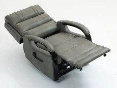ASC ASC Regal Dual Motor Grey Faux Leather Riser Recliner Chair