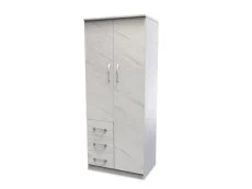 Welcome Welcome Avon 2 Door 3 Drawer Double Wardrobe (Assembled)