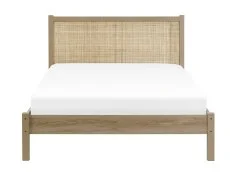 Julian Bowen Julian Bowen Padstow Rattan Oak Wooden Bed Frame