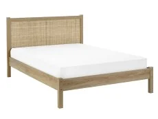 Julian Bowen Julian Bowen Padstow Rattan Oak Wooden Bed Frame