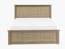 Julian Bowen Julian Bowen Padstow Rattan Oak Wooden Ottoman Bed Frame