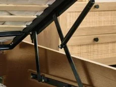 Julian Bowen Julian Bowen Padstow Rattan Oak Wooden Ottoman Bed Frame