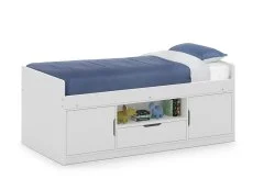 Julian Bowen Julian Bowen Atom White Wooden Cabin Bed Frame