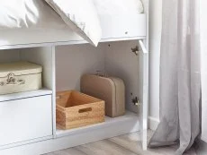 Julian Bowen Julian Bowen Atom White Wooden Cabin Bed Frame