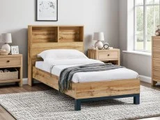 Julian Bowen Julian Bowen Bali Bookcase Oak Wooden Bed Frame
