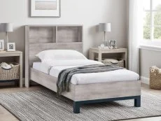 Julian Bowen Julian Bowen Bali Bookcase Grey Wooden Bed Frame