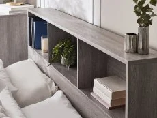 Julian Bowen Julian Bowen Bali Bookcase Grey Wooden Ottoman Bed Frame